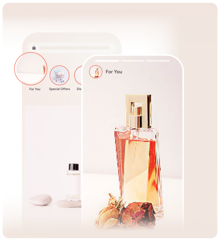 <p>Enable immersive story-based discovery</p>