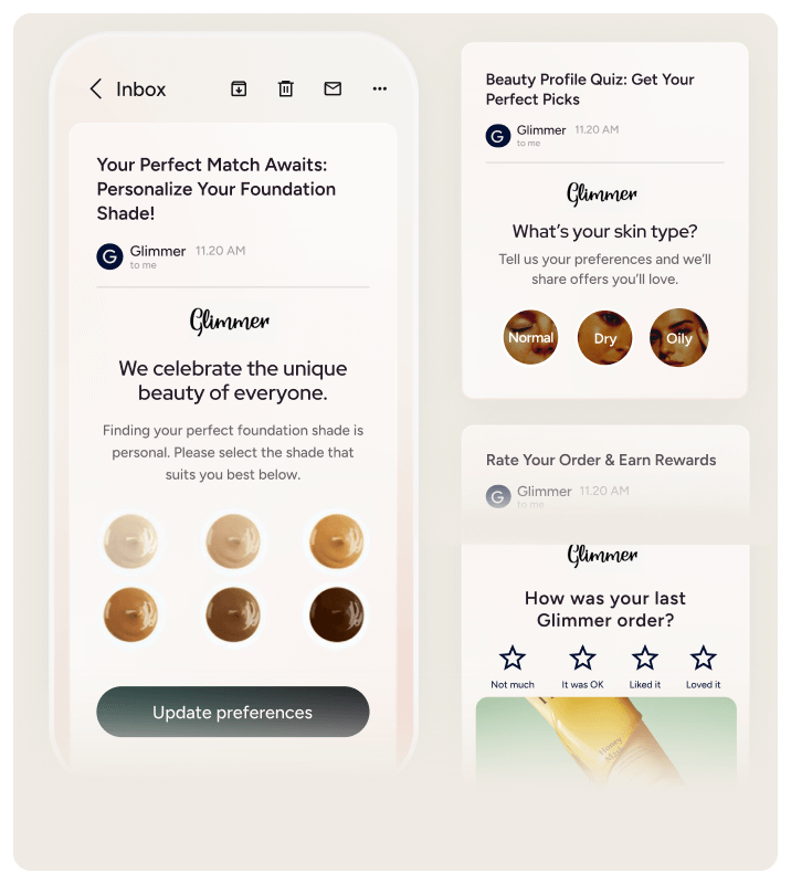 Gather zero and first-party data with interactive experiences