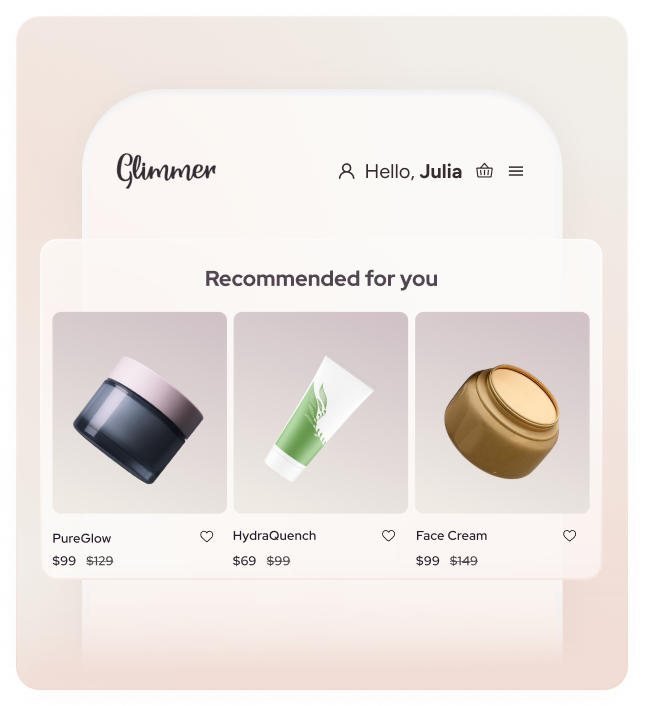 <p>Product Recommendations</p>