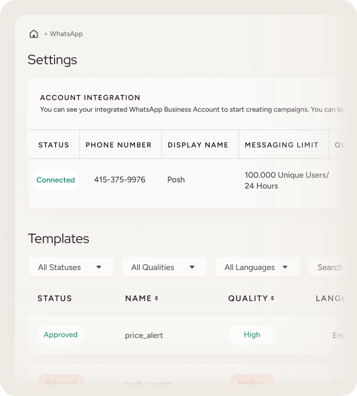 Build and grow a loyal subscriber base with WhatsApp for marketing