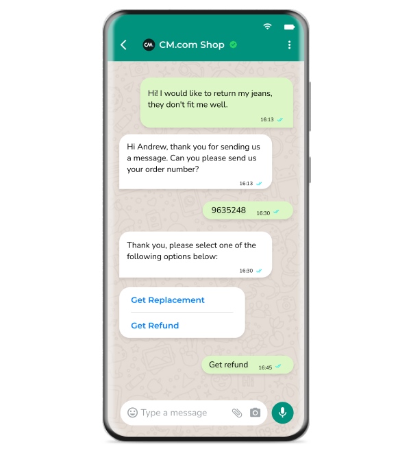 AI 提供即時退款協助,減輕焦慮。