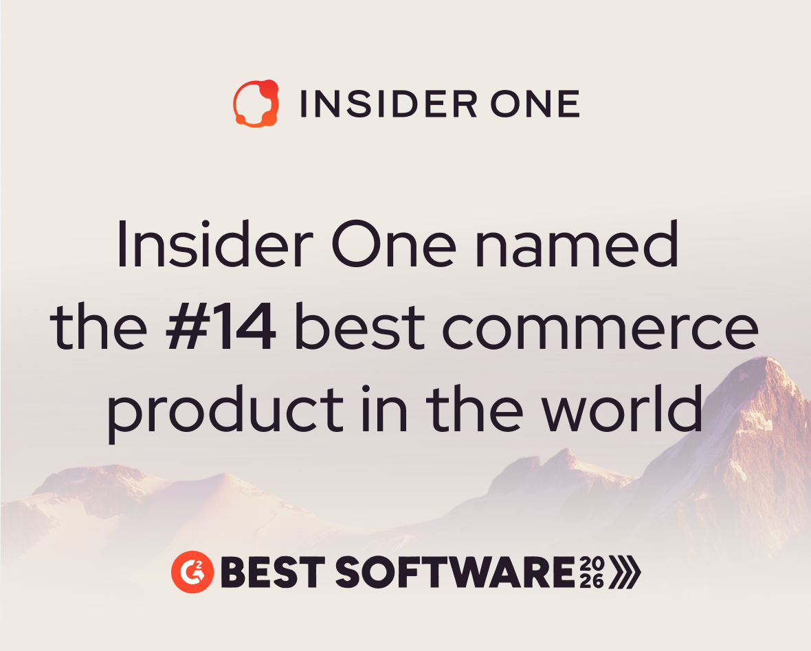 Insider One Named the #14 Best Commerce Product in the World in the G2 Best Software Awards 2026