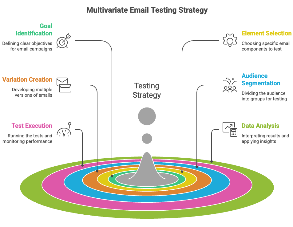 Multivariate email testing strategy