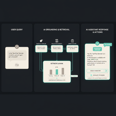 AI assistants for conversational commerce