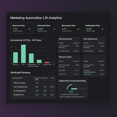 Marketing automation analytics