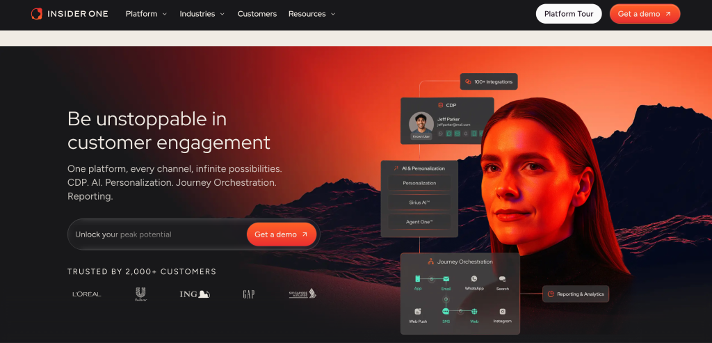 Insider One homepage