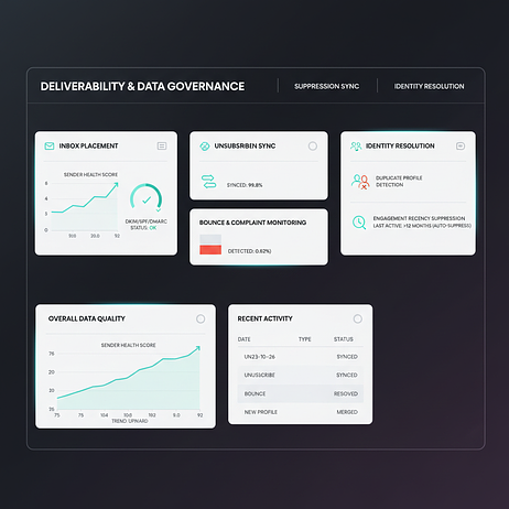 Deliverability and adta governance