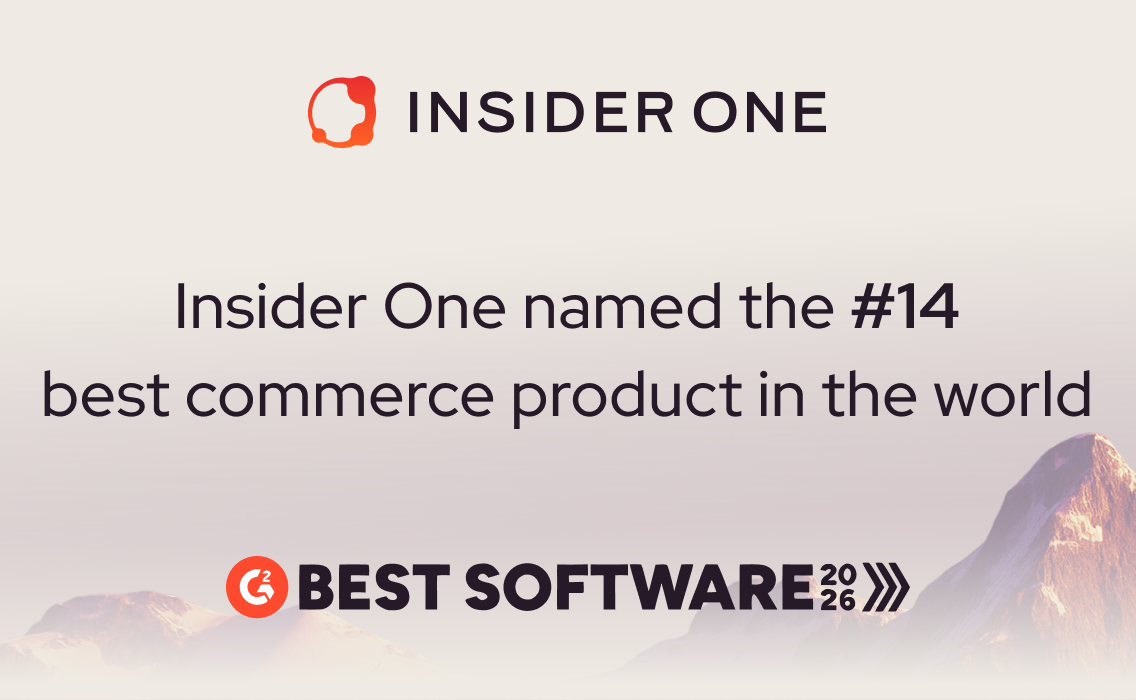 Insider One Named the #14 Best Commerce Product in the World in the G2 Best Software Awards 2026