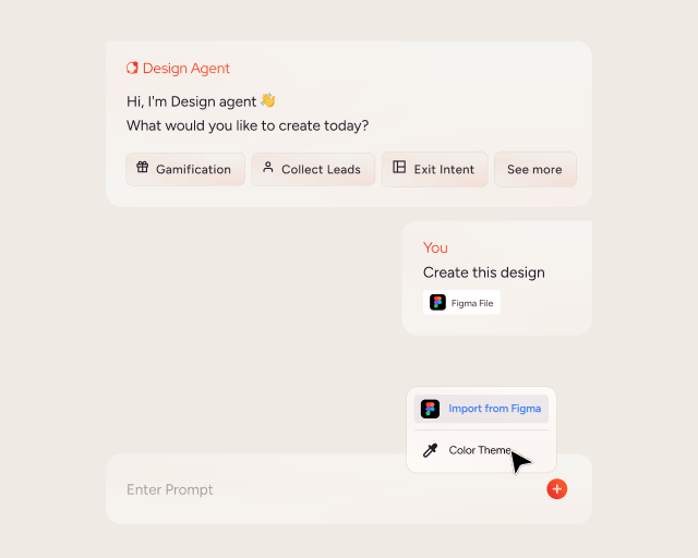 Transform Figma designs into fully functional campaigns with Design Agent
