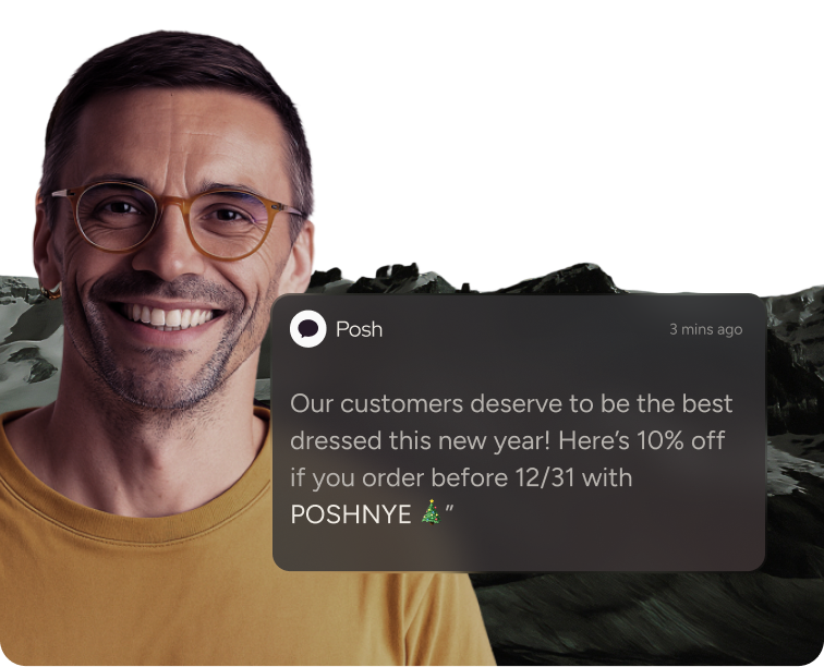 Personalized RCS campaign with unified customer data
