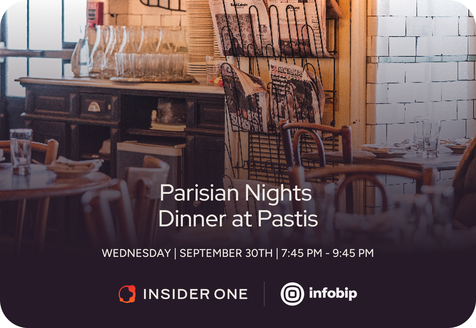 Parisian Nights <br>Dinner at Pastis