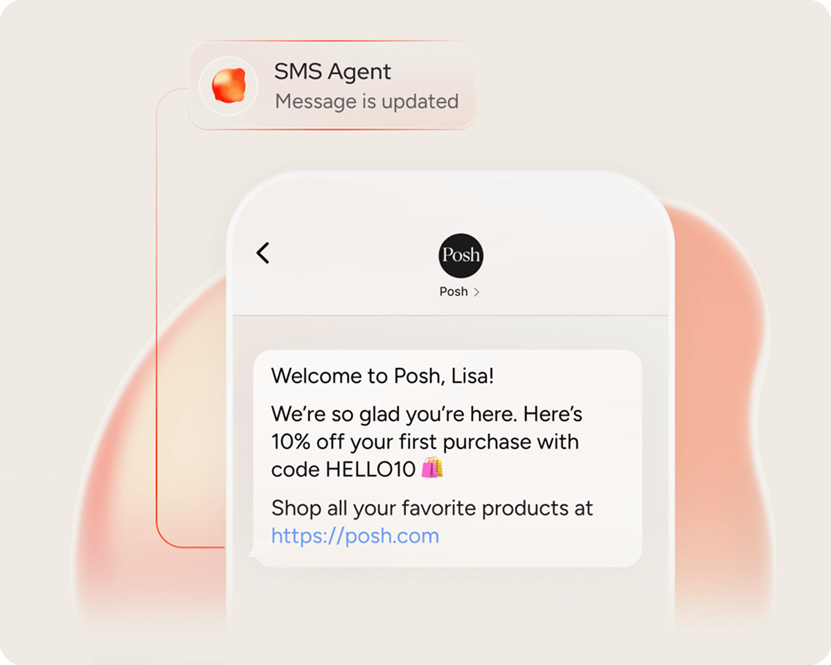 Put Agent One behind every send